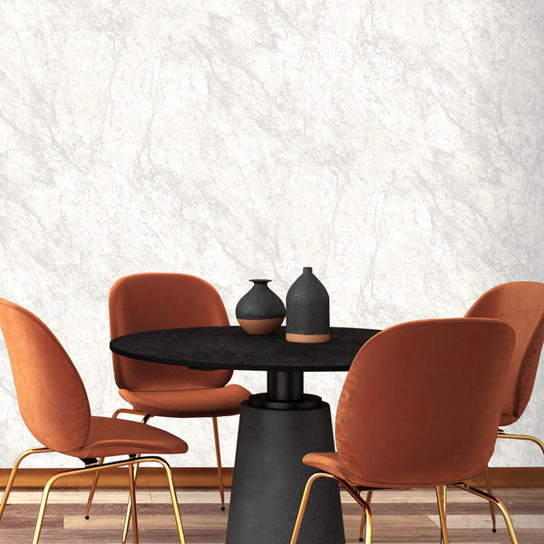 Luxury Metallic Distressed Metallic Textured Wallpaper, Farmhouse Non-Woven Wall Covering, 41.7"W x 614"H, Washable Removable