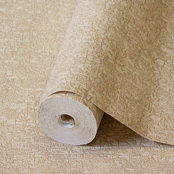 Luxury Beige Abstract Textured Wallpaper, Boho Non-Woven Wall Covering, 41.7"W x 398"H, Washable Removable for Living Room Be