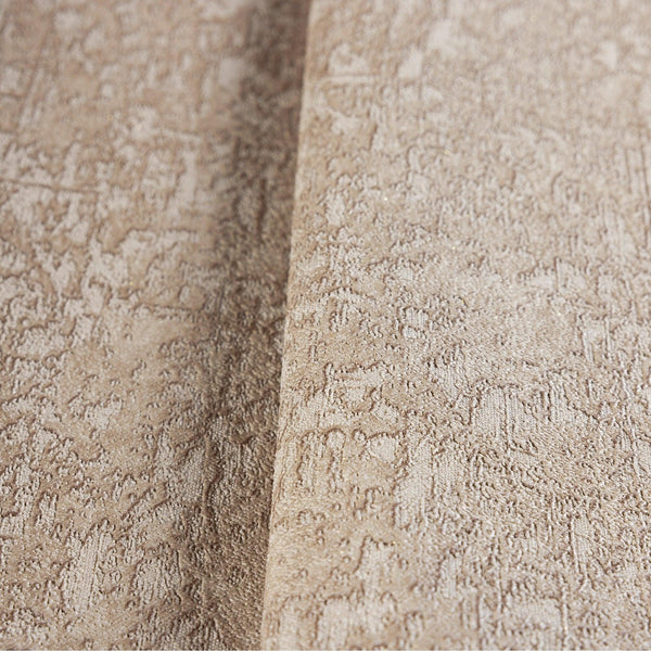 Luxury Beige Abstract Textured Wallpaper, Boho Non-Woven Wall Covering, 41.7"W x 398"H, Washable Removable for Living Room Be