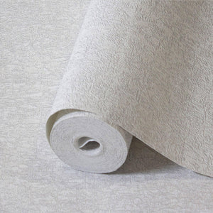 Luxury Gray Abstract Textured Wallpaper, Contemporary Non-Woven Wall Covering, 41.7"W x 398"H, Washable Removable for Living 