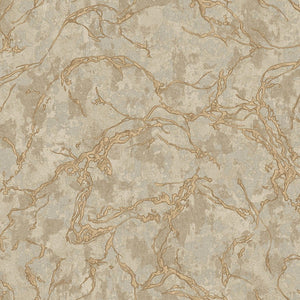 Luxury Brown Abstract Marble 3D Embossed Wallpaper, Industrial Non-Woven Wall Covering, 41.7"W x 614"H, Washable Removable fo