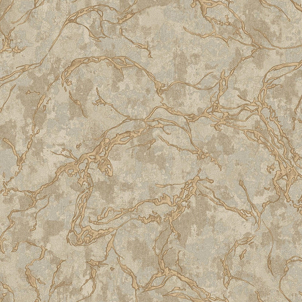Luxury Brown Abstract Marble 3D Embossed Wallpaper, Industrial Non-Woven Wall Covering, 41.7"W x 614"H, Washable Removable fo