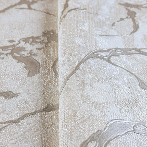 Luxury Metallic Abstract Marble 3D Embossed Wallpaper, Boho Non-Woven Wall Covering, 41.7"W x 614"H, Washable Removable for L