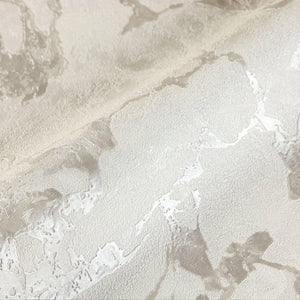 Luxury Cream Marble Textured 3D Embossed Wallpaper, Coastal Non-Woven Wall Covering, 41.7"W x 614"H, Washable Removable for L