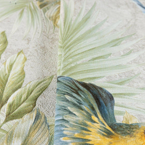 Luxury Blue Bird Birds 3D Embossed Wallpaper, Coastal Non-Woven Wall Covering, 41.7"W x 614"H, Washable Removable for Living 