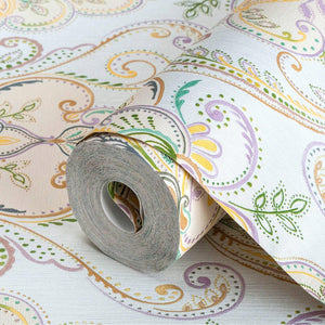 Luxury Green Damask Textured 3D Embossed Wallpaper, Victorian Non-Woven Wall Covering, 41.7"W x 614"H, Washable Removable for
