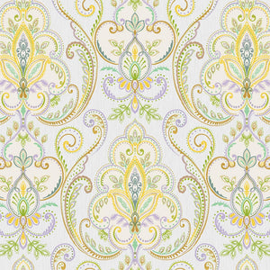 Luxury Green Damask Textured 3D Embossed Wallpaper, Victorian Non-Woven Wall Covering, 41.7"W x 614"H, Washable Removable for