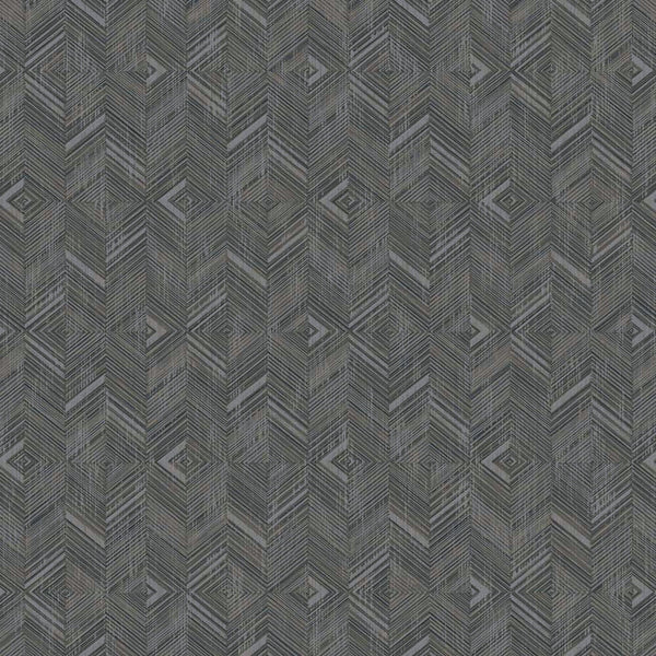 Luxury Neutral Geometric Textured Wallpaper, Traditional Non-Woven Wall Covering, 41.7"W x 614"H, Washable Removable for Livi