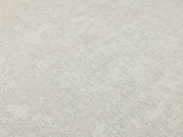 Luxury White Distressed Embossed 3D Embossed Wallpaper, Boho Non-Woven Wall Covering, 41.7"W x 614"H, Washable Removable for 