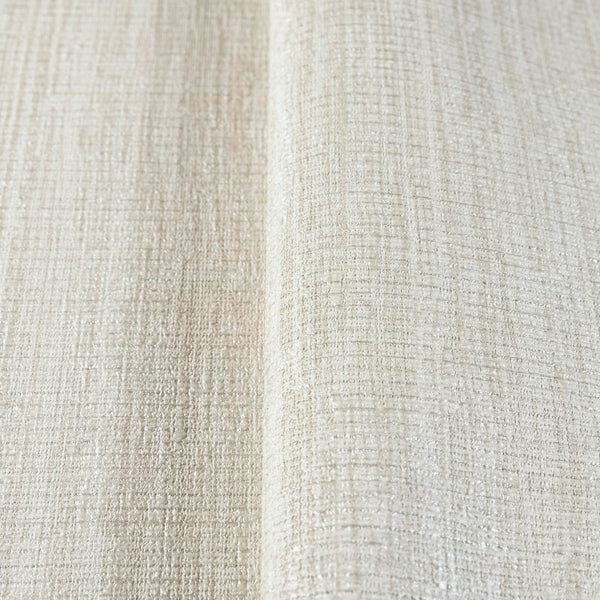 Luxury White Abstract Striped 3D Embossed Wallpaper, Coastal Non-Woven Wall Covering, 41.7"W x 614"H, Washable Removable for 
