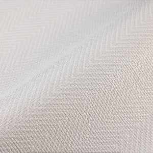 Luxury White Chevron Fabric Textured Wallpaper, Contemporary Non-Woven Wall Covering, 41.7"W x 614"H, Washable Removable for 