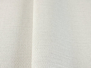 Luxury White Textured Wallpaper, Coastal Non-Woven Wall Covering, 41.7"W x 614"H, Washable Removable for Living Room Bedroom 
