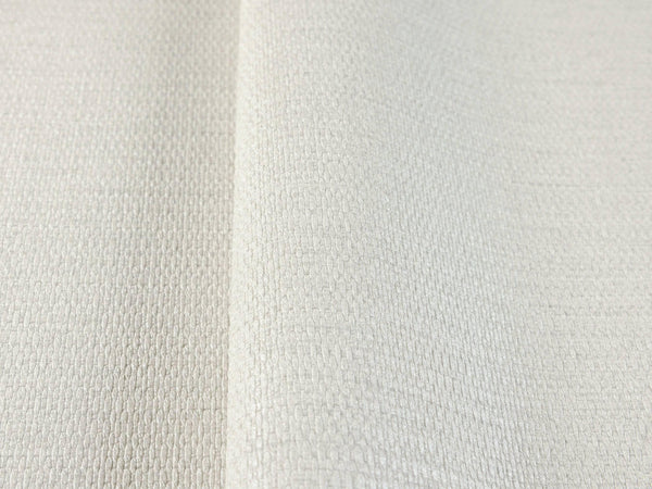 Luxury White Textured Wallpaper, Coastal Non-Woven Wall Covering, 41.7"W x 614"H, Washable Removable for Living Room Bedroom 