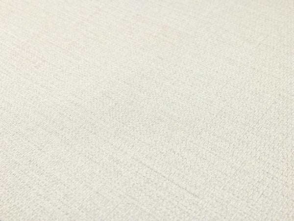 Luxury White Textured Wallpaper, Coastal Non-Woven Wall Covering, 41.7"W x 614"H, Washable Removable for Living Room Bedroom 