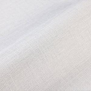 Luxury White Fabric Textured Wallpaper, Boho Non-Woven Wall Covering, 41.7"W x 614"H, Washable Removable for Living Room Bedr