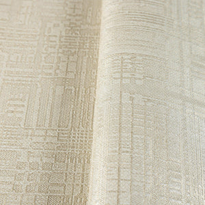 Luxury White Abstract Geometric 3D Embossed Wallpaper, Modern Non-Woven Wall Covering, 41.7"W x 614"H, Washable Removable for