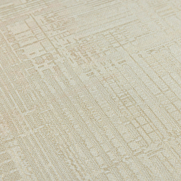Luxury White Abstract Geometric 3D Embossed Wallpaper, Modern Non-Woven Wall Covering, 41.7"W x 614"H, Washable Removable for