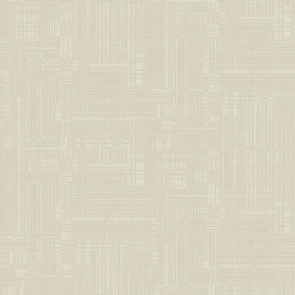 Luxury White Abstract Geometric 3D Embossed Wallpaper, Modern Non-Woven Wall Covering, 41.7"W x 614"H, Washable Removable for