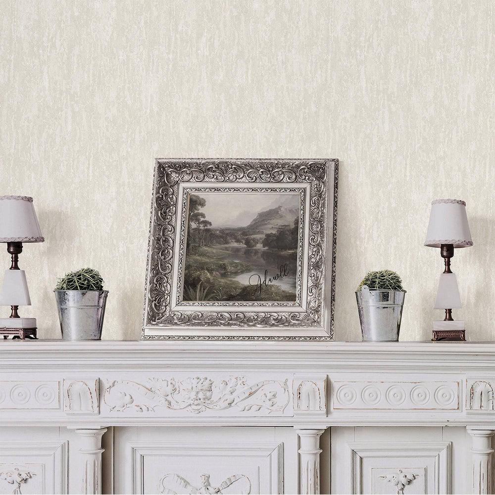 Luxury White Abstract Embossed 3D Embossed Wallpaper, Industrial Non-Woven Wall Covering, 41.7"W x 398"H, Washable Removable 
