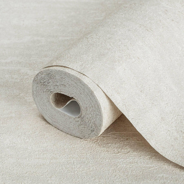 Luxury White Abstract Embossed 3D Embossed Wallpaper, Industrial Non-Woven Wall Covering, 41.7"W x 398"H, Washable Removable 