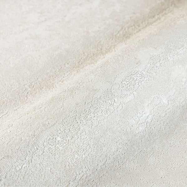 Luxury White Abstract Embossed 3D Embossed Wallpaper, Industrial Non-Woven Wall Covering, 41.7"W x 398"H, Washable Removable 