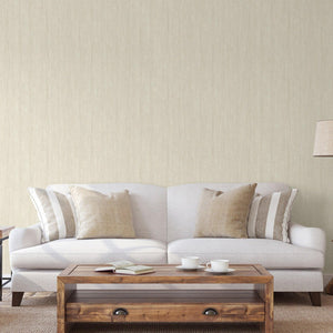 Luxury White Abstract Striped 3D Embossed Wallpaper, Farmhouse Non-Woven Wall Covering, 41.7"W x 614"H, Washable Removable fo