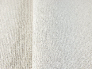 Luxury White Fabric Textured Wallpaper, Country Non-Woven Wall Covering, 41.7"W x 614"H, Washable Removable for Living Room B
