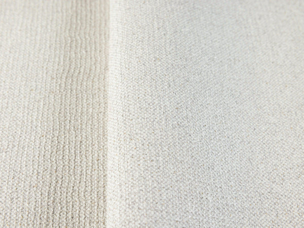 Luxury White Fabric Textured Wallpaper, Country Non-Woven Wall Covering, 41.7"W x 614"H, Washable Removable for Living Room B
