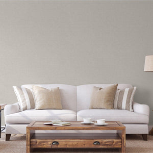 Luxury Gray Textured Wallpaper, Minimalist Non-Woven Wall Covering, 41.7"W x 398"H, Washable Removable for Living Room Bedroo