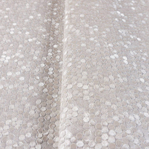 Luxury Beige Textured Embossed 3D Embossed Wallpaper, Premium Non-Woven Wall Covering, 41.7"W x 398"H, Washable Removable for