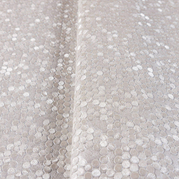Luxury Beige Textured Embossed 3D Embossed Wallpaper, Premium Non-Woven Wall Covering, 41.7"W x 398"H, Washable Removable for