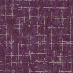 Luxury Purple Abstract Geometric 3D Embossed Wallpaper, Boho Non-Woven Wall Covering, 41.7"W x 398"H, Washable Removable for 