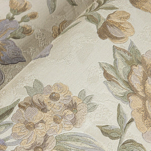 Luxury Brown Floral Embossed 3D Embossed Wallpaper, Premium Non-Woven Wall Covering, 41.7"W x 614"H, Washable Removable for L