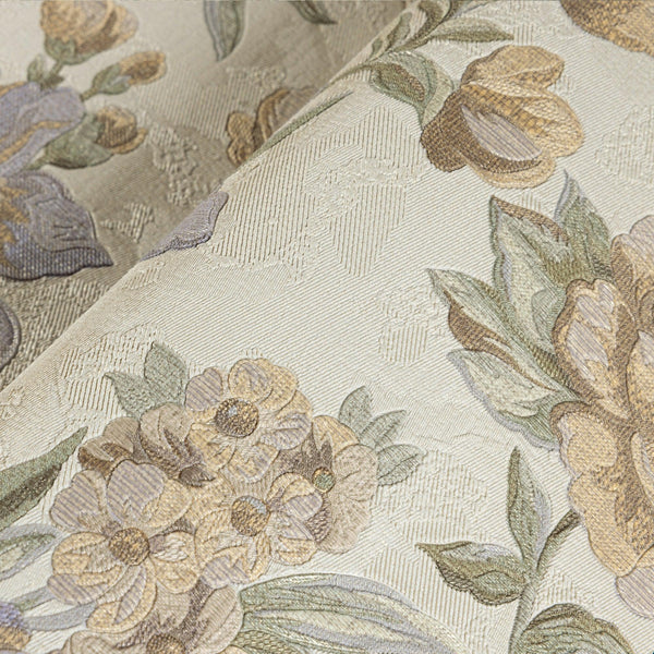 Luxury Brown Floral Embossed 3D Embossed Wallpaper, Premium Non-Woven Wall Covering, 41.7"W x 614"H, Washable Removable for L