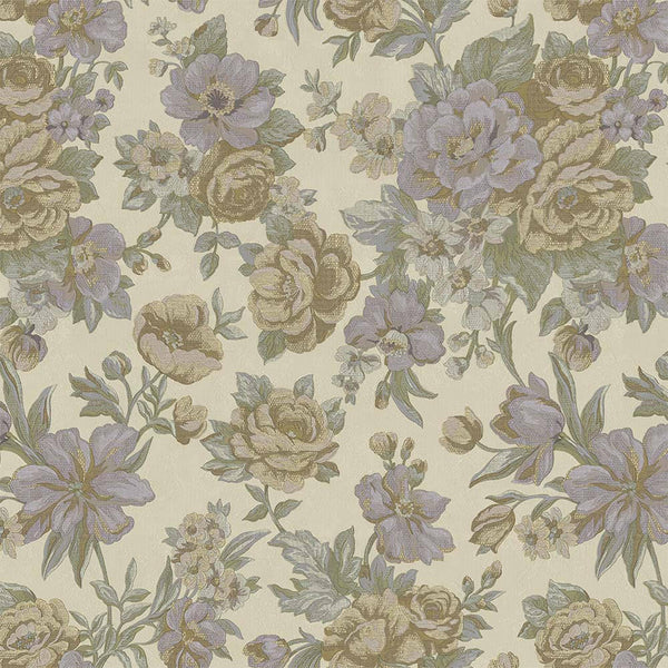 Luxury Brown Floral Embossed 3D Embossed Wallpaper, Premium Non-Woven Wall Covering, 41.7"W x 614"H, Washable Removable for L