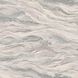Luxury Blue Marble Stone 3D Embossed Wallpaper, Coastal Non-Woven Wall Covering, 41.7"W x 614"H, Washable Removable for Livin