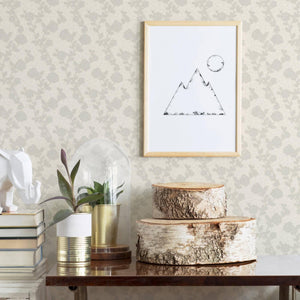 Luxury Ivory Textured Embossed 3D Embossed Wallpaper, Premium Non-Woven Wall Covering, 41.7"W x 398"H, Washable Removable for