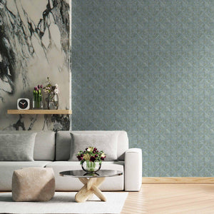 Luxury Brown Geometric Textured Wallpaper, Glam Non-Woven Wall Covering, 41.7"W x 614"H, Washable Removable for Living Room B