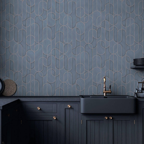 Luxury Gray Geometric Embossed 3D Embossed Wallpaper, Contemporary Non-Woven Wall Covering, 41.7"W x 614"H, Washable Removabl