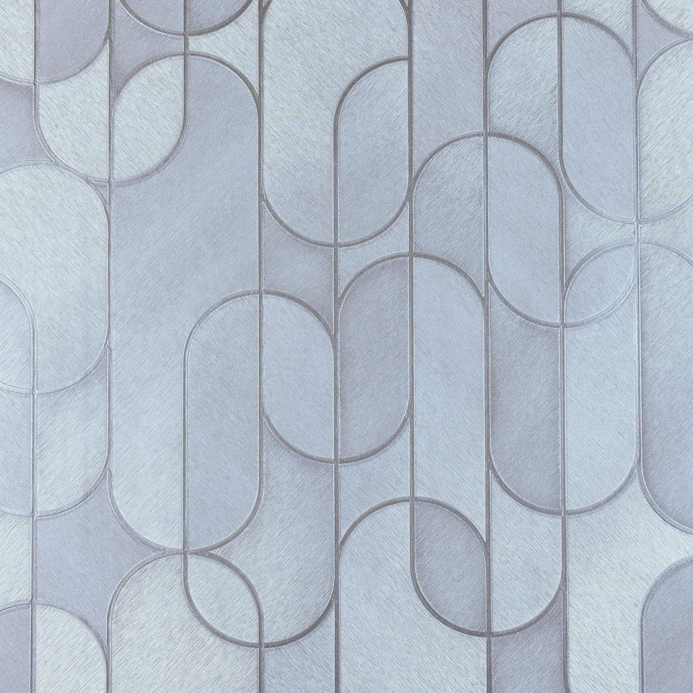 Luxury Gray Geometric Embossed 3D Embossed Wallpaper, Contemporary Non-Woven Wall Covering, 41.7"W x 614"H, Washable Removabl
