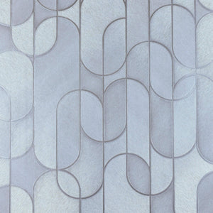 Luxury Gray Geometric Embossed 3D Embossed Wallpaper, Contemporary Non-Woven Wall Covering, 41.7"W x 614"H, Washable Removabl
