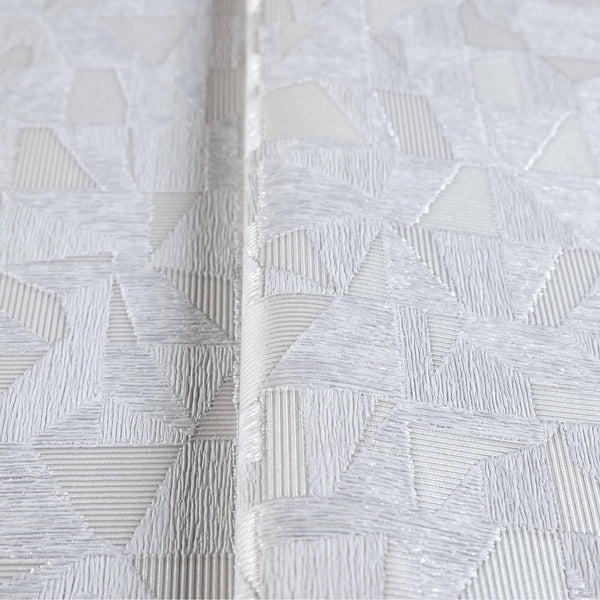 Luxury Cream Abstract Geometric Wallpaper, Coastal Non-Woven Wall Covering, 41.7"W x 614"H, Washable Removable for Living Roo