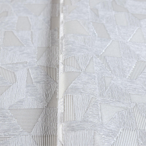 Luxury Cream Abstract Geometric Wallpaper, Coastal Non-Woven Wall Covering, 41.7"W x 614"H, Washable Removable for Living Roo