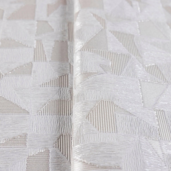 Luxury Gray Abstract Geometric Wallpaper, Premium Non-Woven Wall Covering, 41.7"W x 614"H, Washable Removable for Living Room