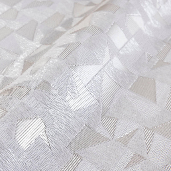 Luxury Gray Abstract Geometric Wallpaper, Premium Non-Woven Wall Covering, 41.7"W x 614"H, Washable Removable for Living Room