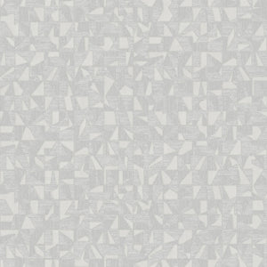 Luxury Gray Abstract Geometric Wallpaper, Premium Non-Woven Wall Covering, 41.7"W x 614"H, Washable Removable for Living Room