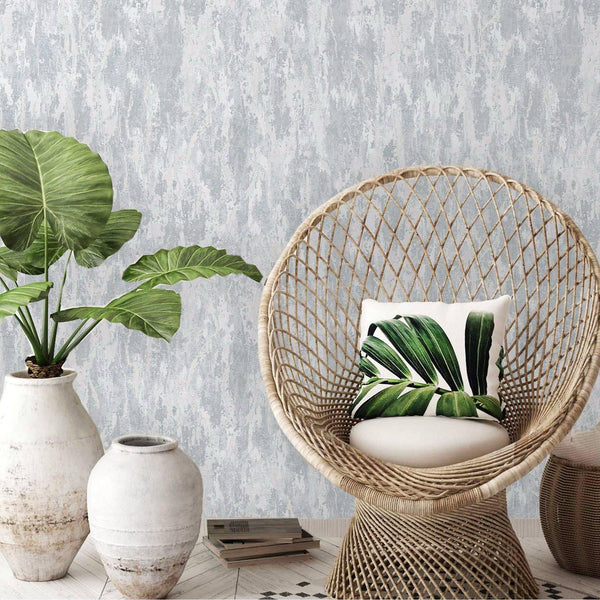 Luxury Metallic Abstract Distressed Wallpaper, Glam Non-Woven Wall Covering, 41.7"W x 398"H, Washable Removable for Living Ro