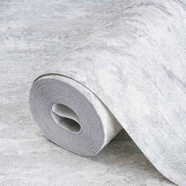 Luxury Metallic Abstract Distressed Wallpaper, Glam Non-Woven Wall Covering, 41.7"W x 398"H, Washable Removable for Living Ro