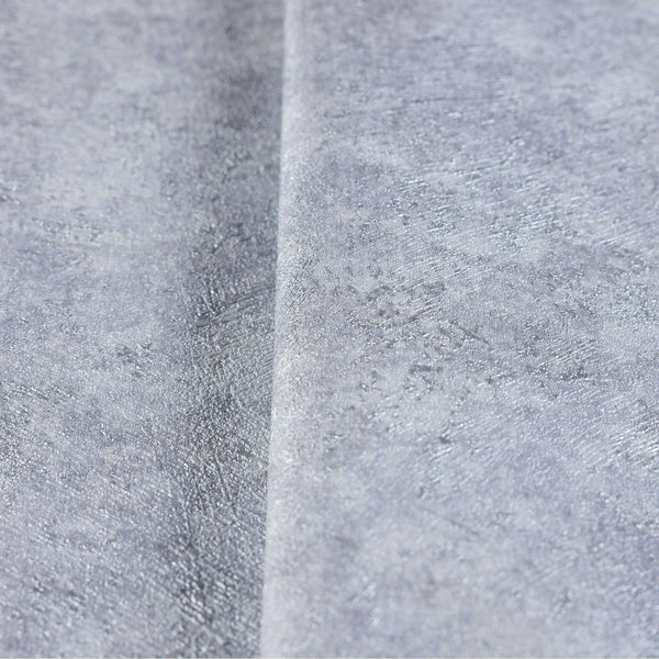Luxury Silver Abstract Distressed 3D Embossed Wallpaper, Coastal Non-Woven Wall Covering, 41.7"W x 398"H, Washable Removable 