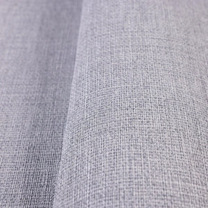 Luxury Silver Fabric Textured Wallpaper, Contemporary Non-Woven Wall Covering, 41.7"W x 614"H, Washable Removable for Living 